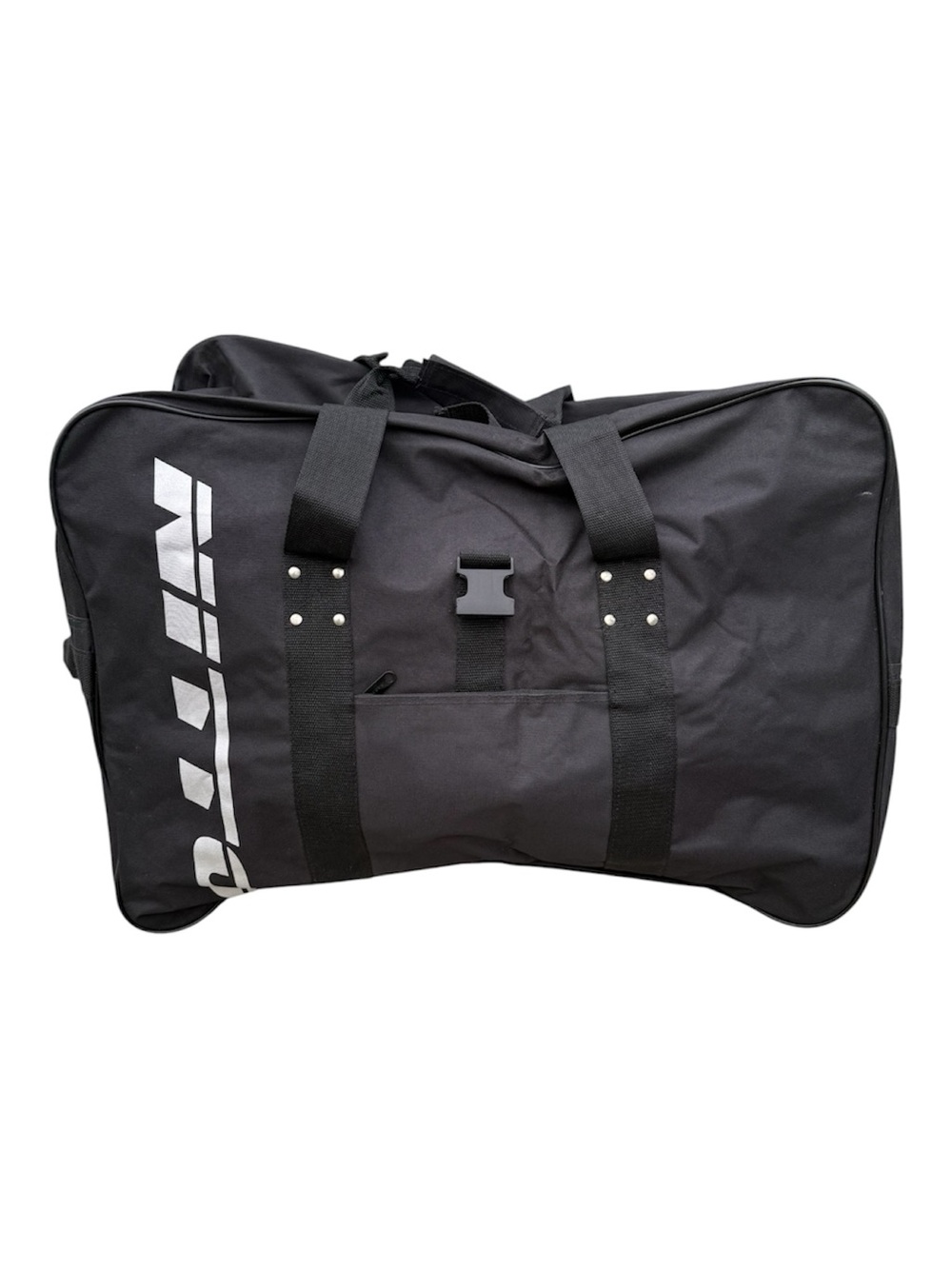 Black Nitto Nylon Duffel Bag with White Nitto logo never been used